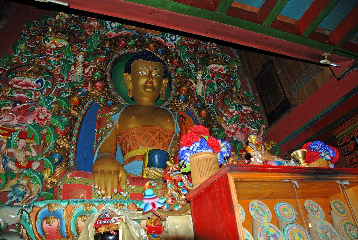 14 Large Statue Of Shakyamuni Buddha In Dokhang Main Prayer Hall Of Tengboche Gompa